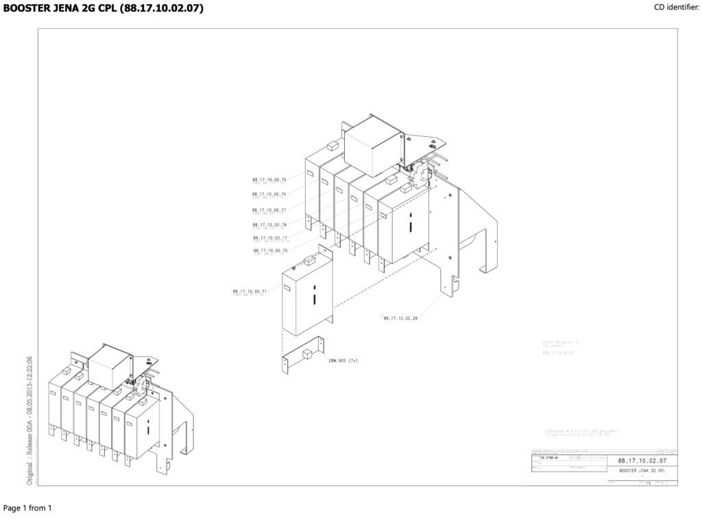 MT2168 Booster Jena 88.17.10.02.07 replacement semiconductor handler