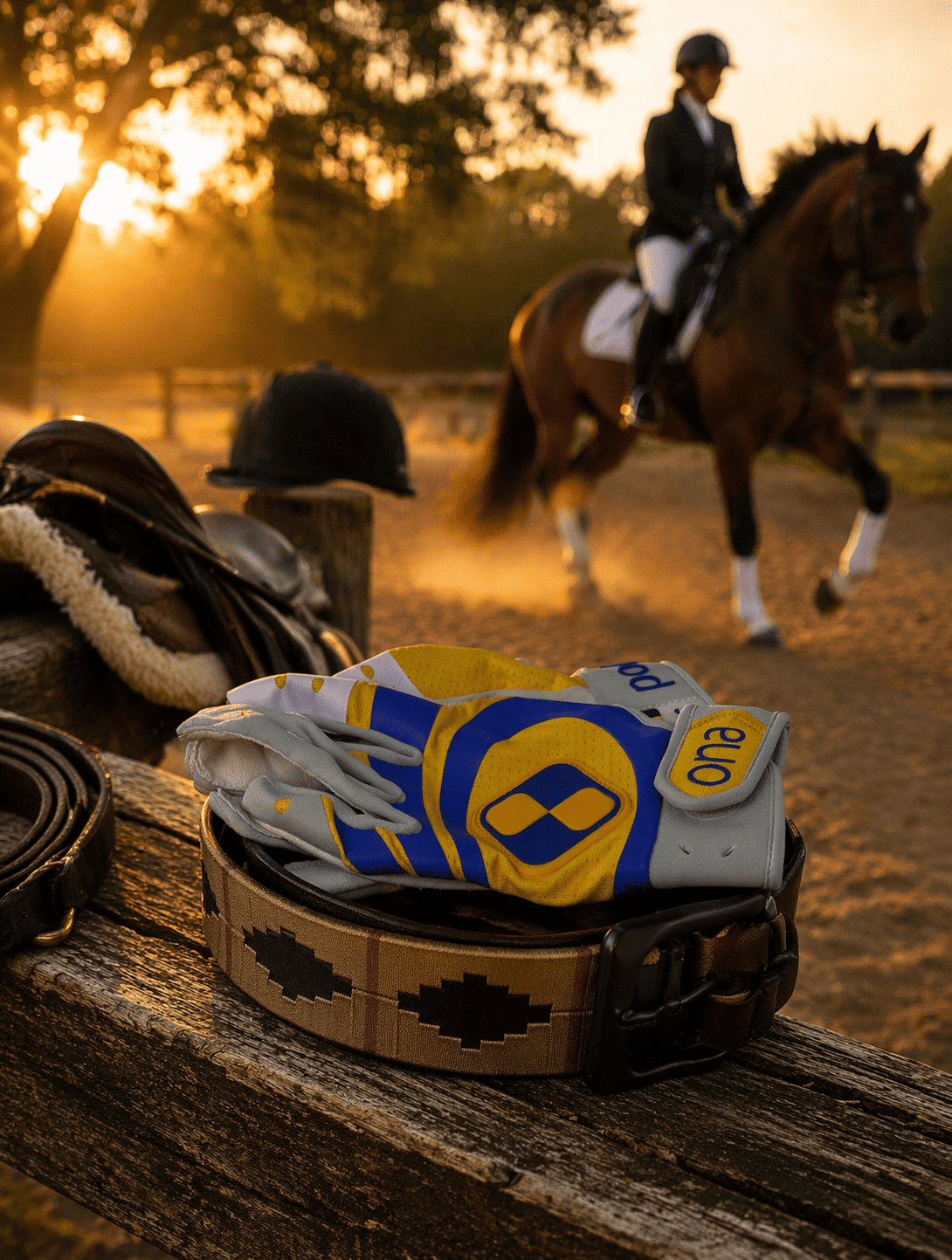 EGK Horse Riding Polo Embroidery Belt