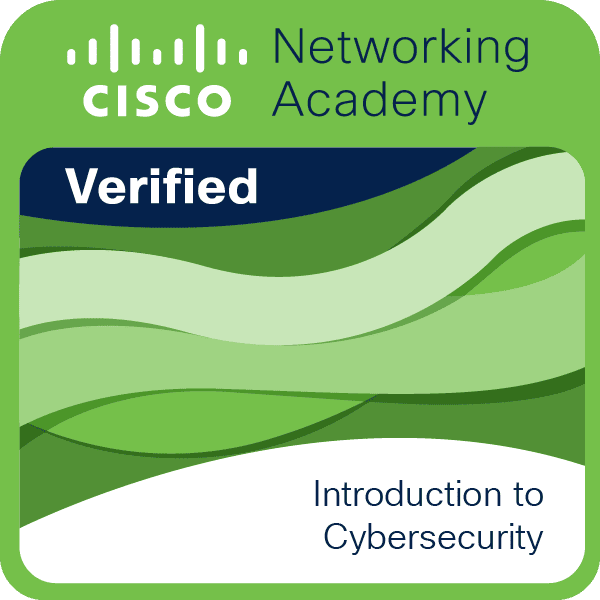 Cisco Cybersecurity certification badge